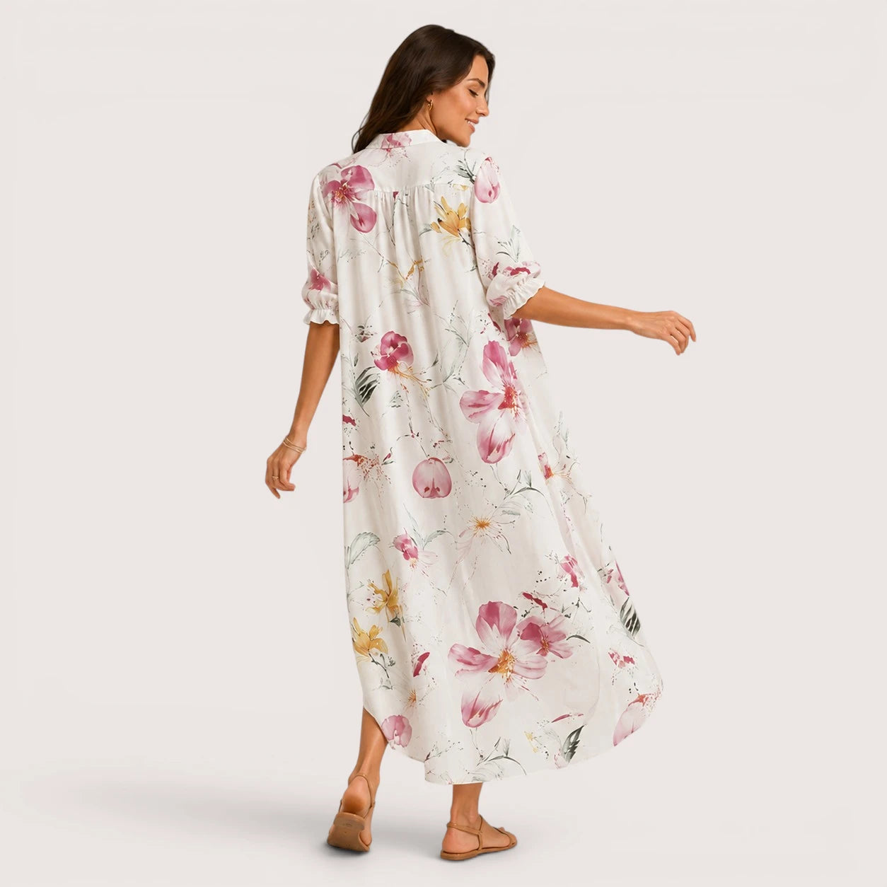 Savannah | Women’s Bohemian Maxi Dress with V-Neck