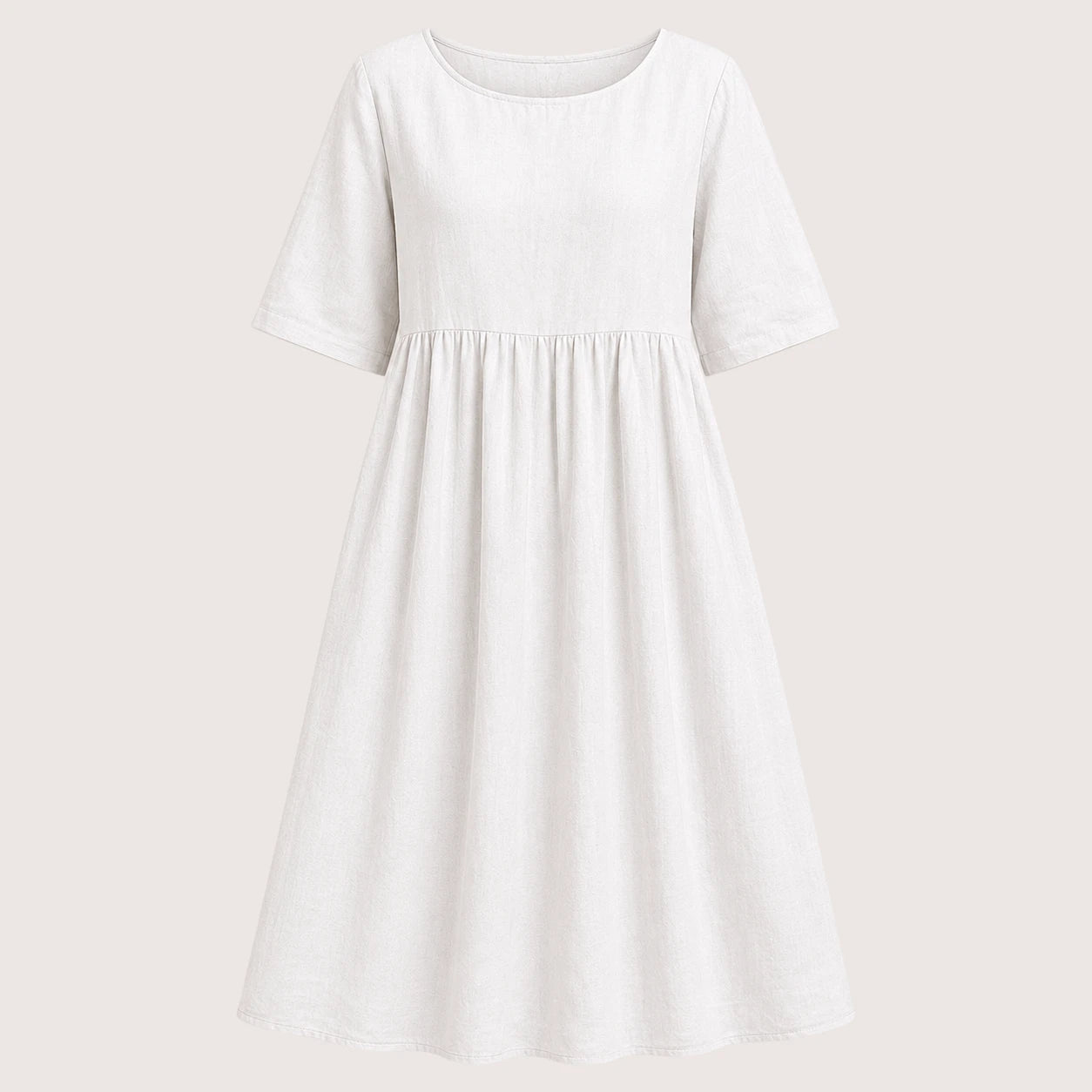 Claudia | Women’s Midi Dress with Half Sleeves