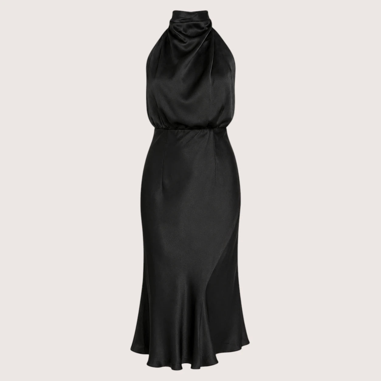 Bianca | Women’s Halter Neck Midi Evening Dress