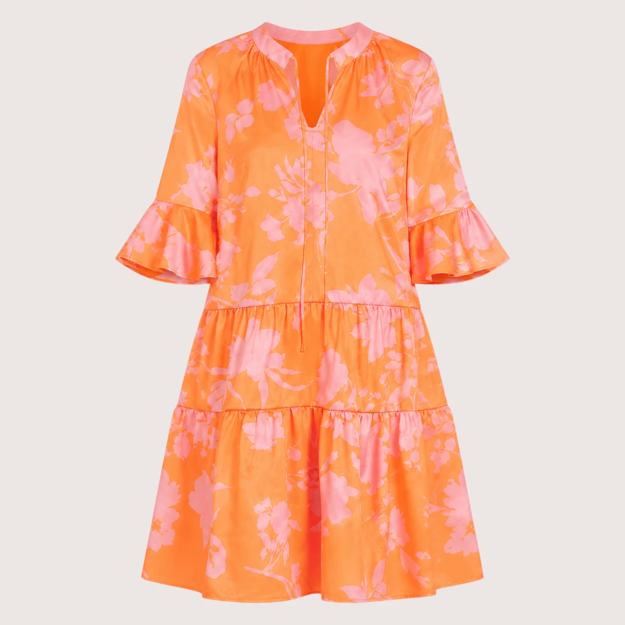 Holly | Women’s Low-Waist Mini Dress with Short Sleeves