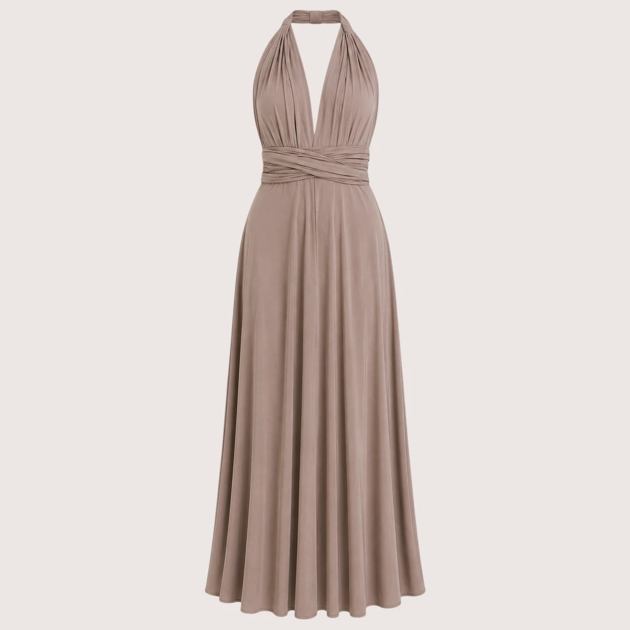 Camila | Women’s Convertible Wrap Maxi Dress with Open Back