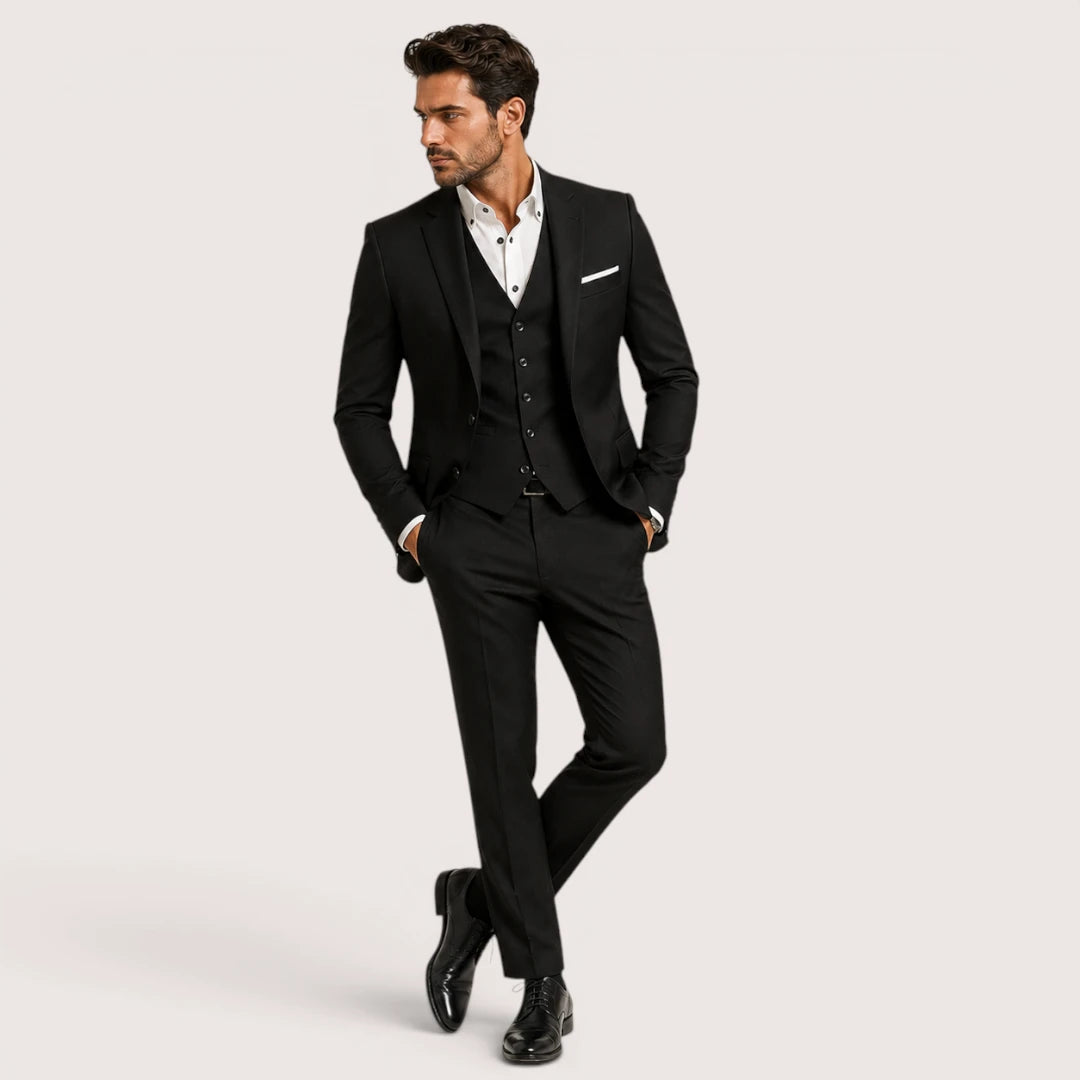 Ethan | Men’s 3-Piece Suit with Blazer, Vest and Trousers