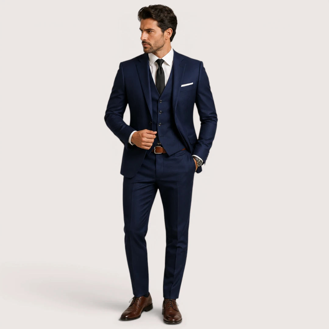 Ethan | Men’s 3-Piece Suit with Blazer, Vest and Trousers