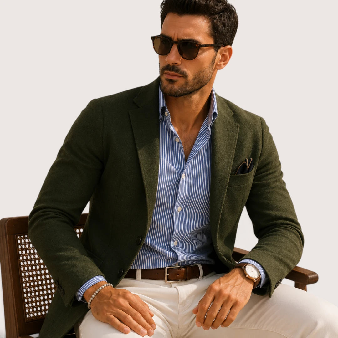 Oliver | Men’s Casual Blazer with Notched Lapel
