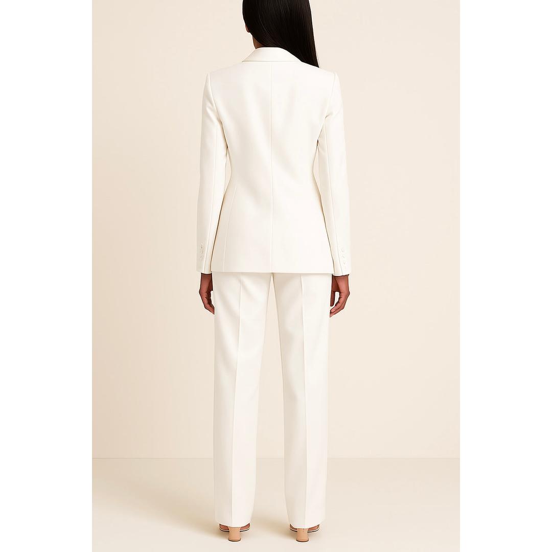 Monica | Women’s Single-Button Blazer and Wide-Leg Trousers Set