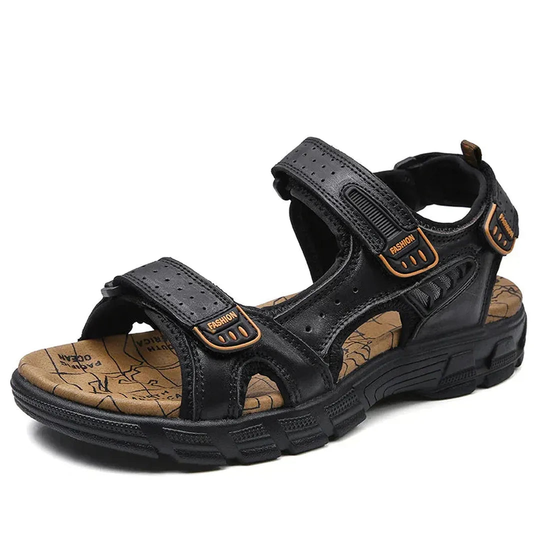 Daniel | Men’s Adjustable Strap Sandals with Cushioned Footbed
