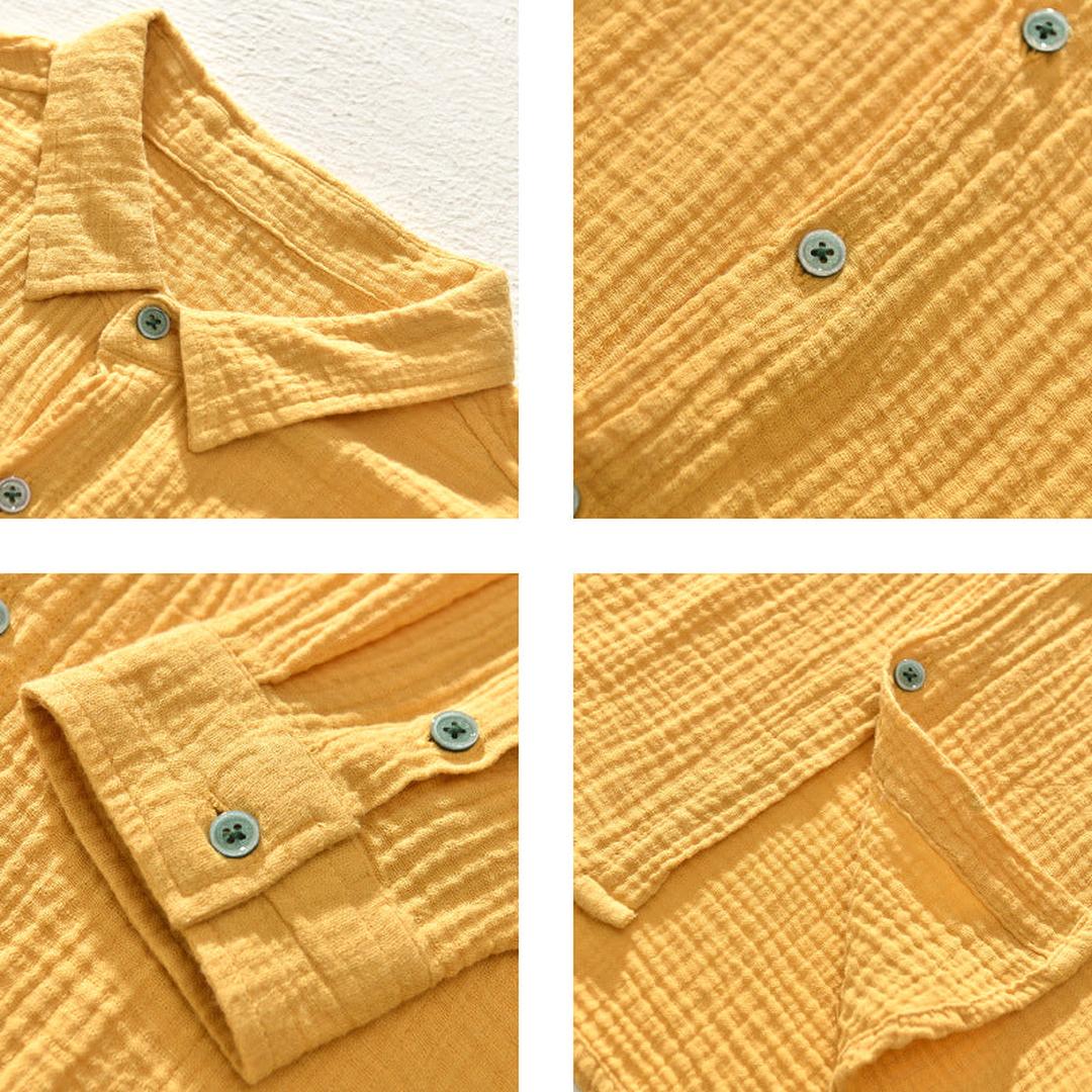 Miles | Men’s Casual Button-Up Shirt with Classic Collar