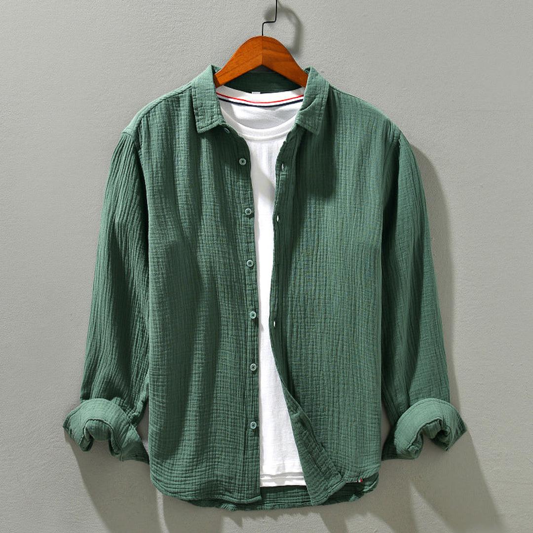 Miles | Men’s Casual Button-Up Shirt with Classic Collar