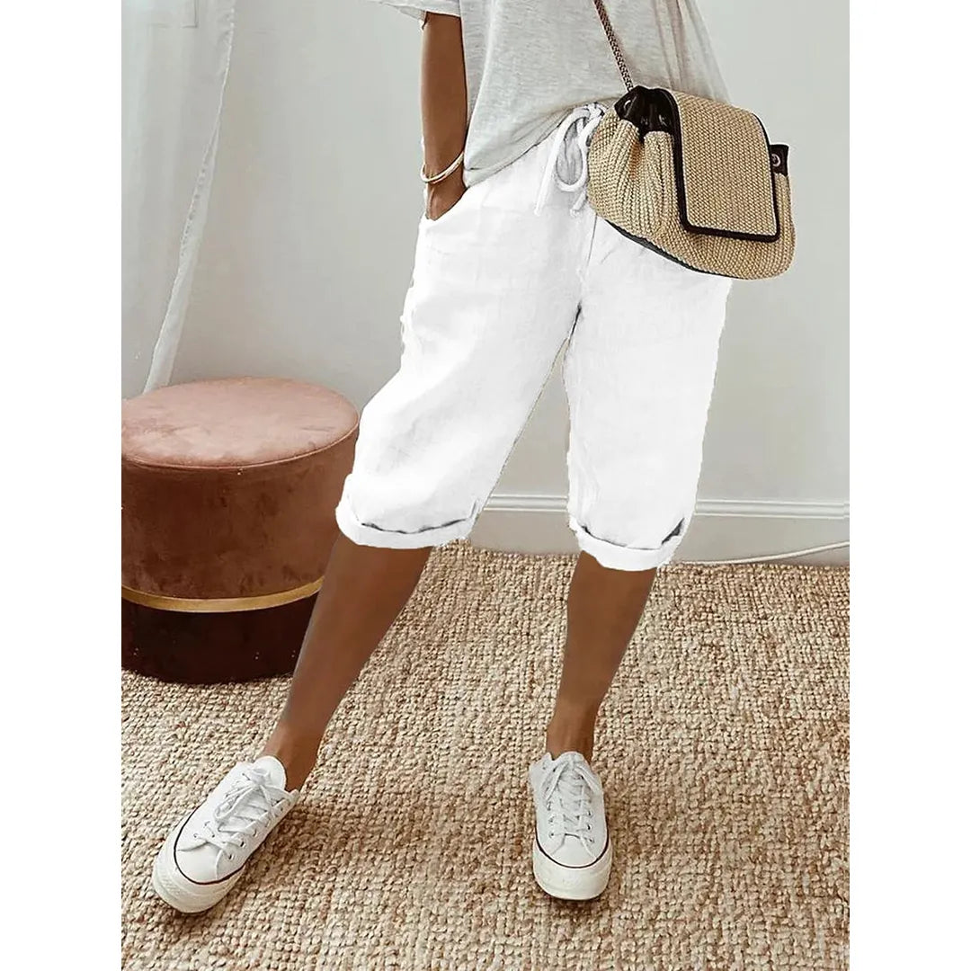 Ruby | Women’s Drawstring Waist Short Trousers