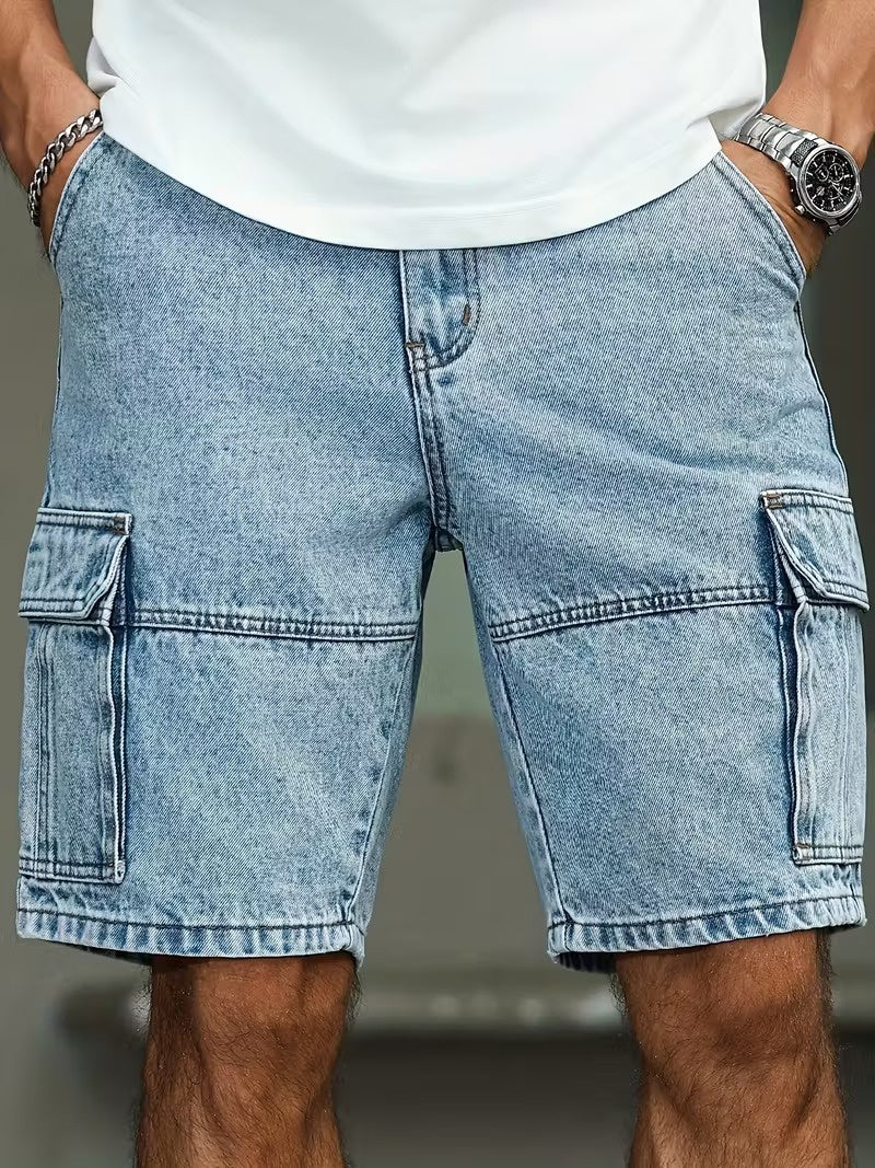 Men’s Cargo Shorts with Multiple Pockets
