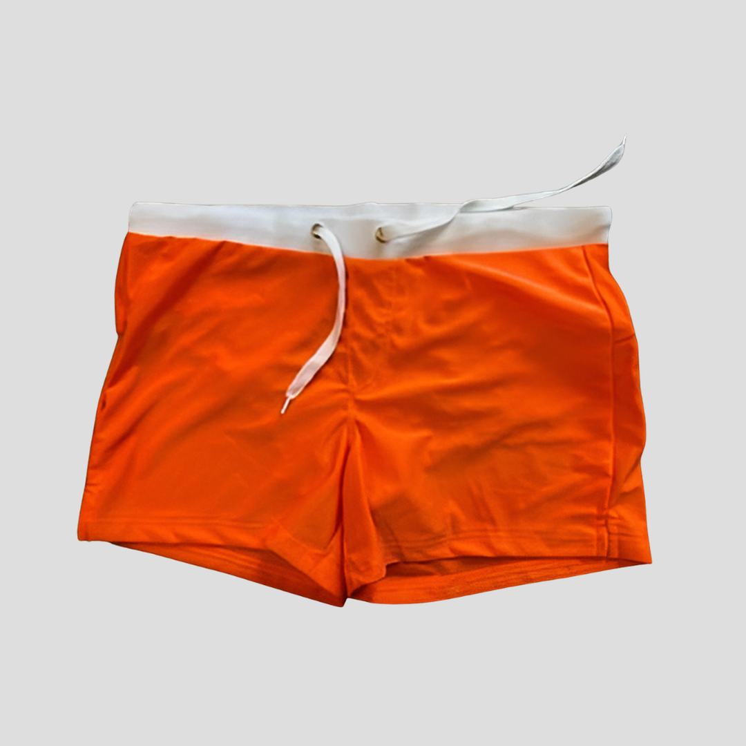 Caleb | Men’s Drawstring Swim Shorts with Side Stripe Detail