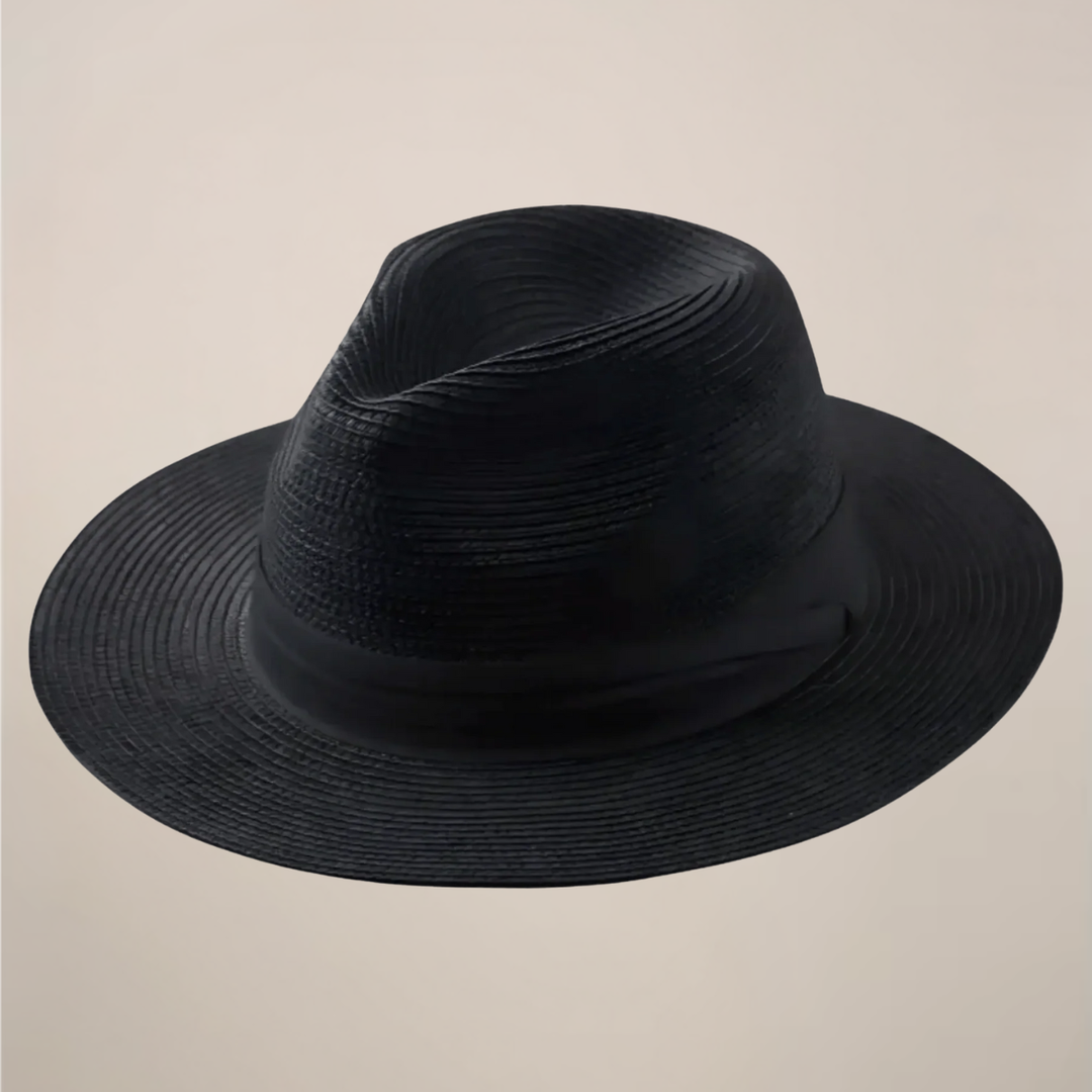 Solvero | Men’s Panama Hat with Ribbon Band