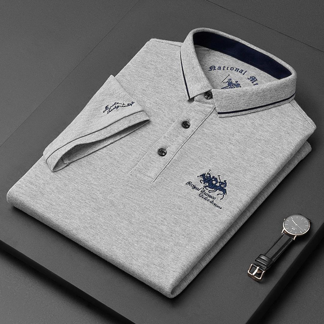 Marcus | Classic Short Sleeve Polo Shirt with Contrast Collar Trim