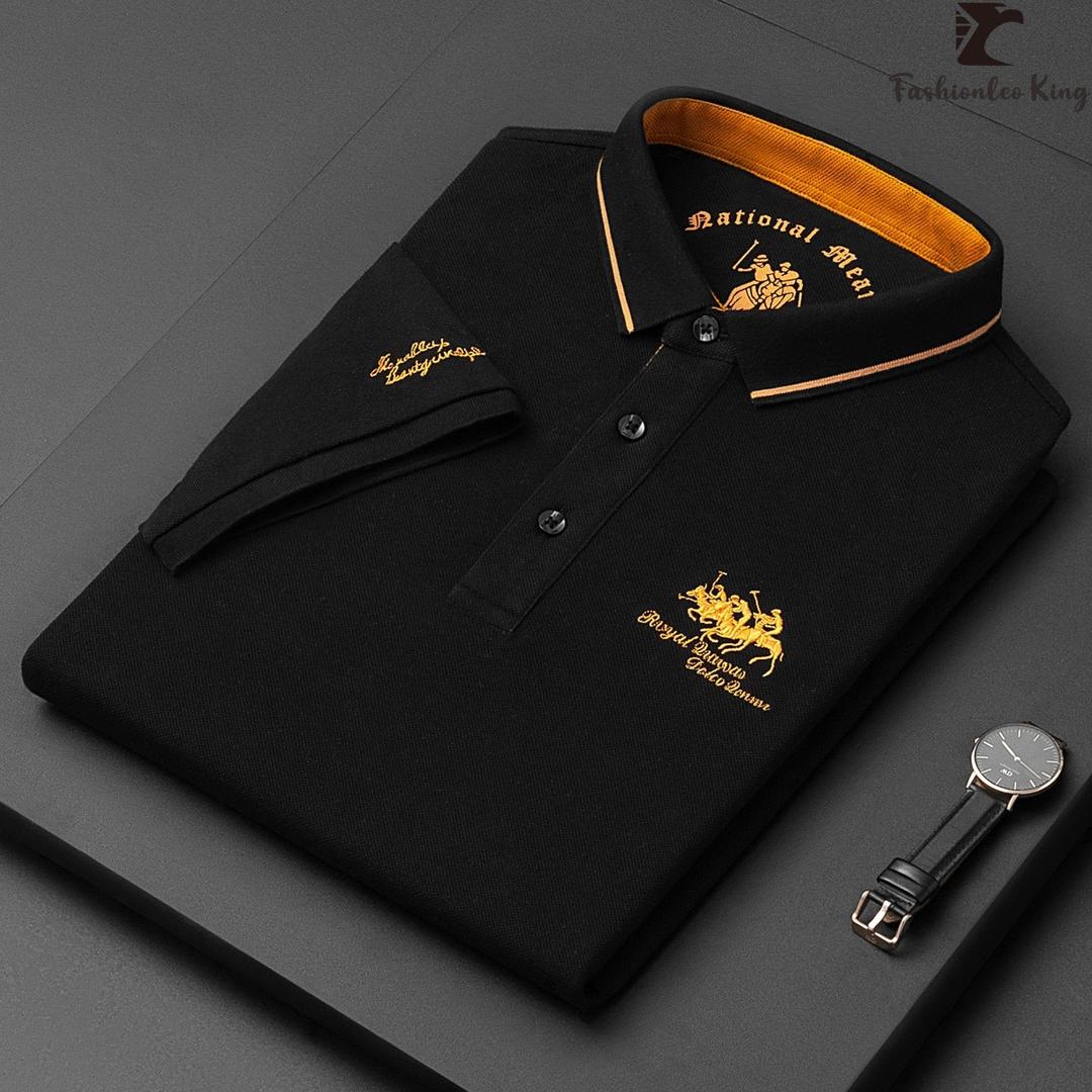 Marcus | Classic Short Sleeve Polo Shirt with Contrast Collar Trim