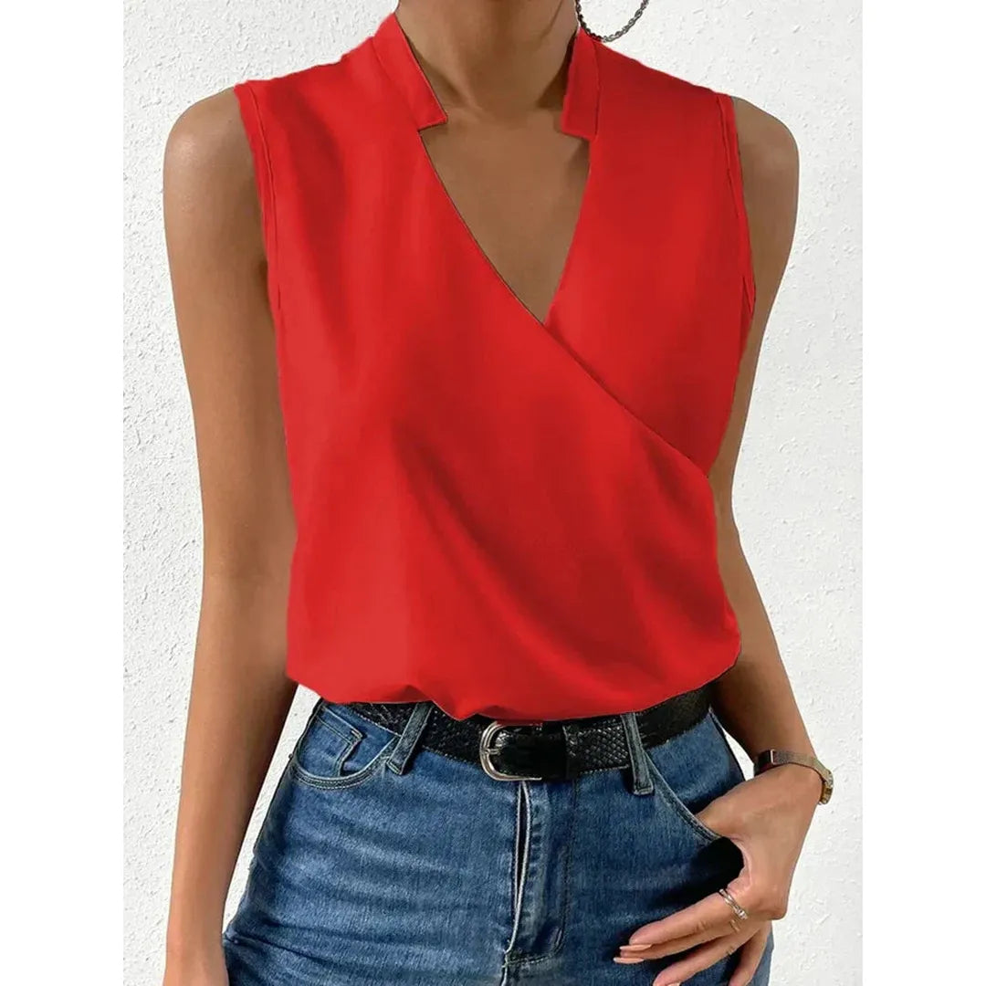 Lily | Women’s V-Neck Sleeveless Top