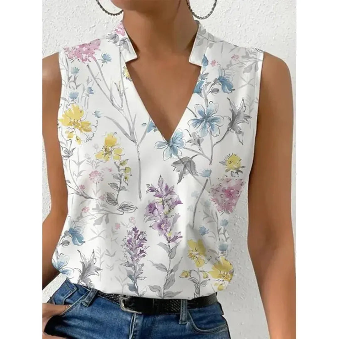 Lily | Women’s V-Neck Sleeveless Top