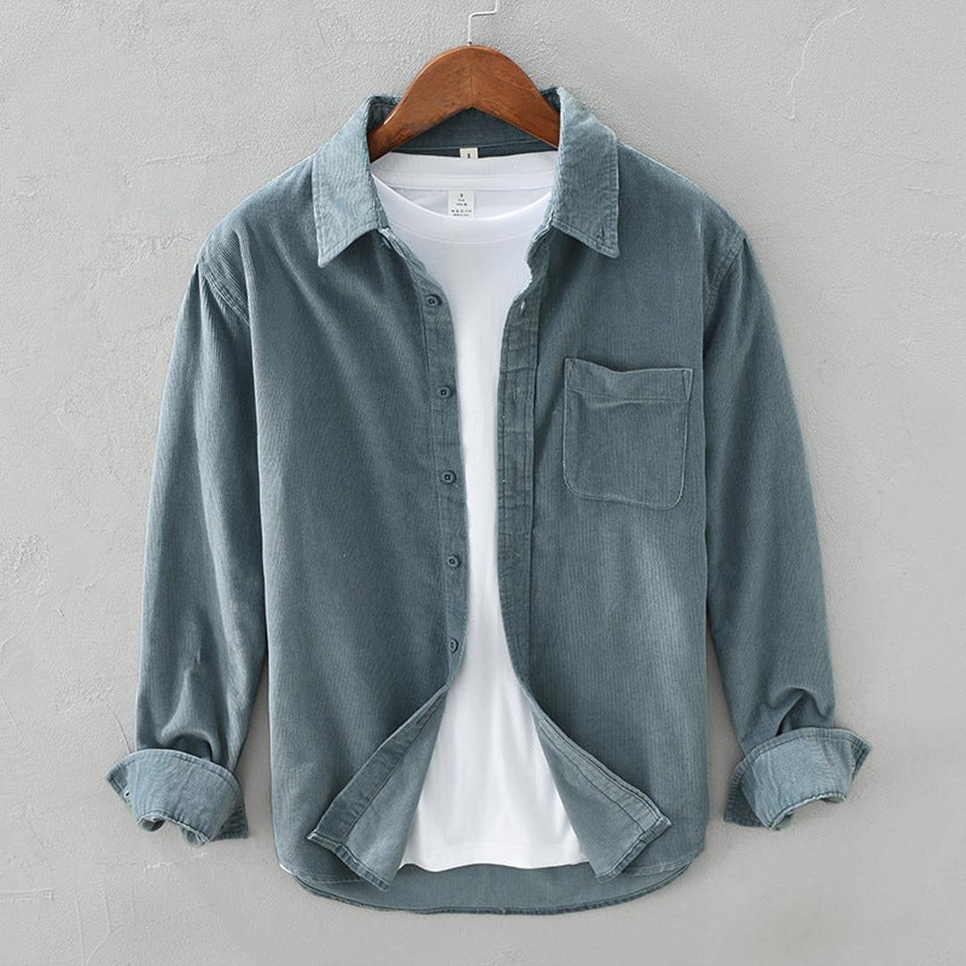 Dylan | Men’s Button-Up Shirt with Chest Pocket