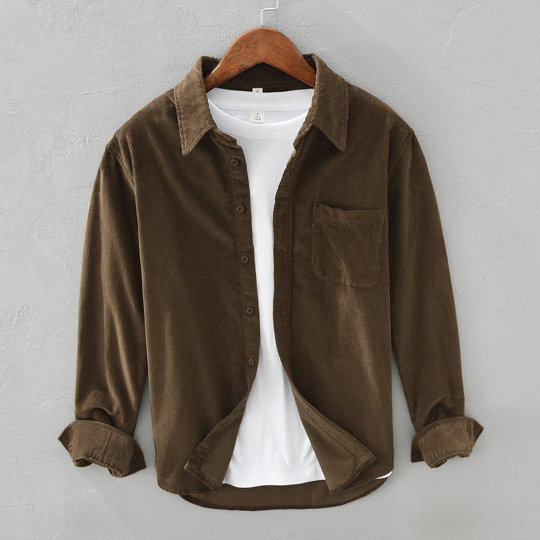 Dylan | Men’s Button-Up Shirt with Chest Pocket