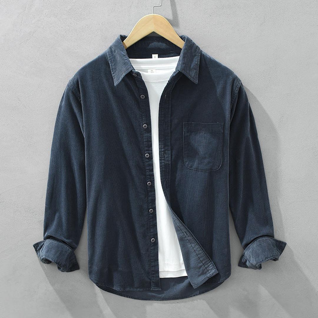 Dylan | Men’s Button-Up Shirt with Chest Pocket