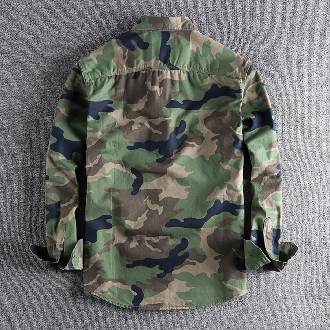 Hunter | Men’s Long Sleeve Camo Shirt with Chest Pockets