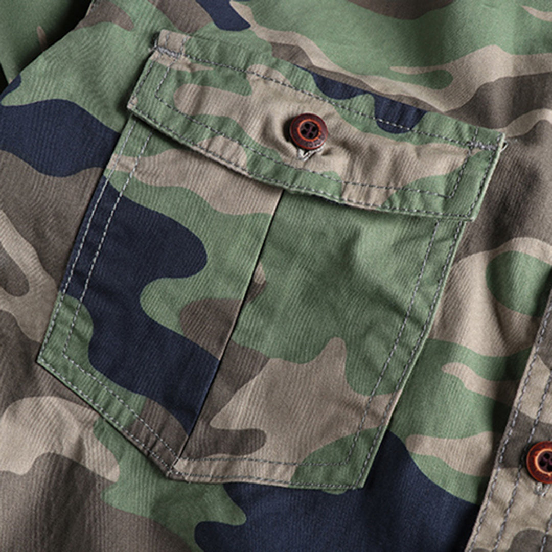 Hunter | Men’s Long Sleeve Camo Shirt with Chest Pockets