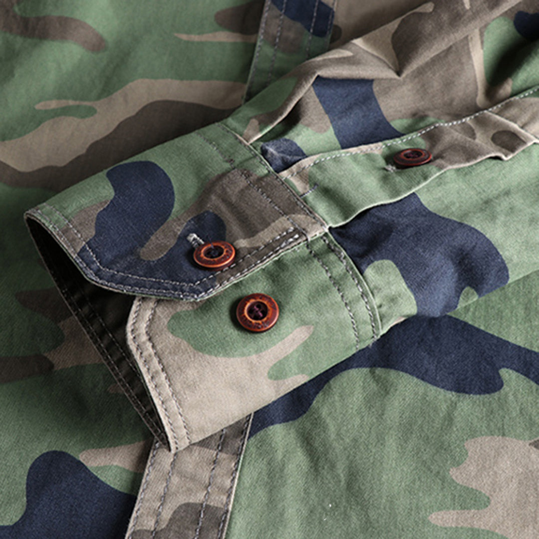 Hunter | Men’s Long Sleeve Camo Shirt with Chest Pockets