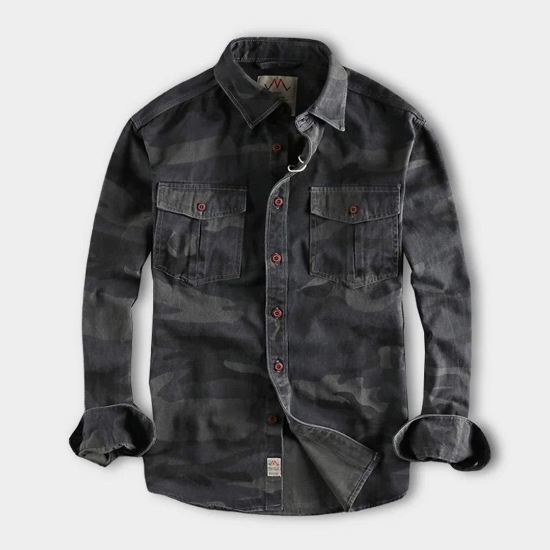 Hunter | Men’s Long Sleeve Camo Shirt with Chest Pockets