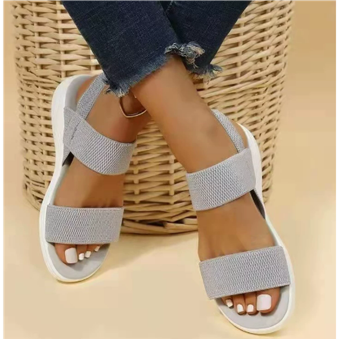 Holly | Women’s Open-Toe Beach Sandals with Elastic Straps