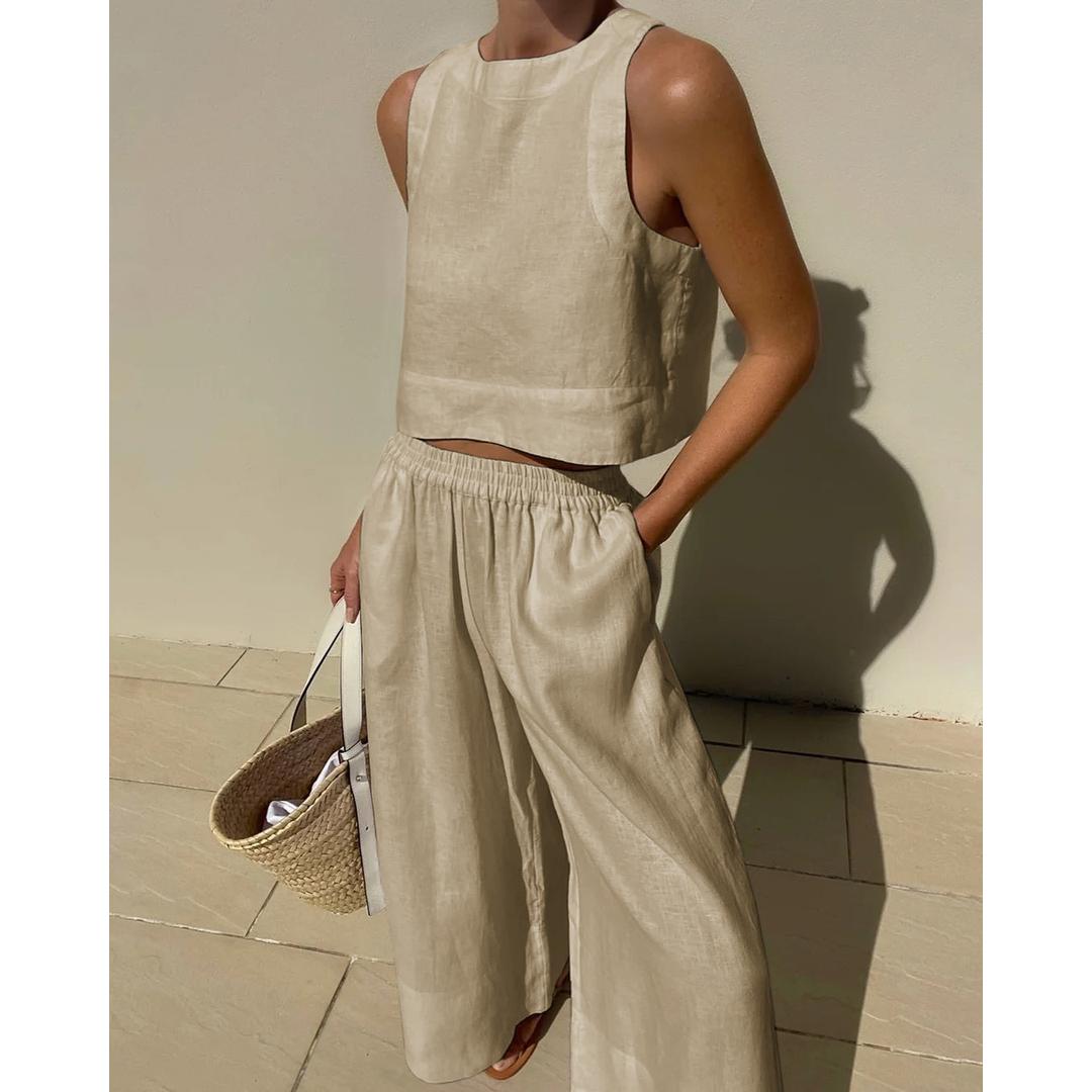 Chloe | Women’s Two-Piece Set with Top and Trousers