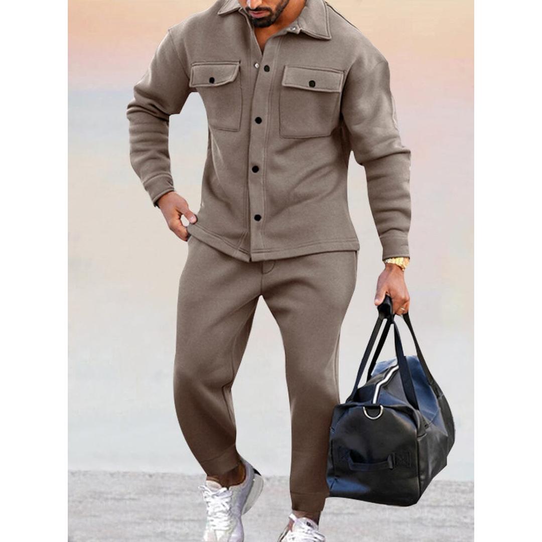 Lucas | Men’s Two-Piece Athleisure Set with Jacket and Pants
