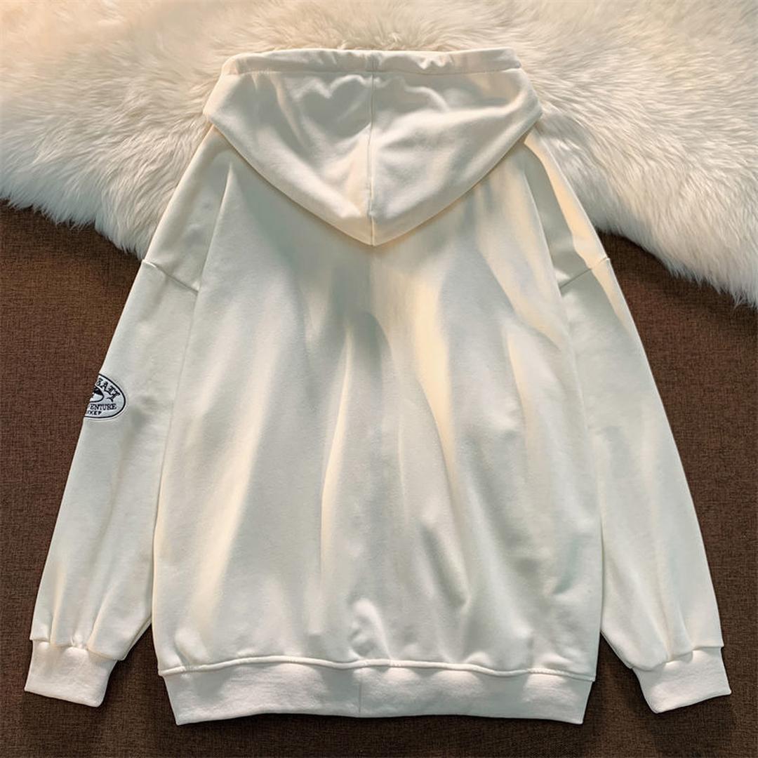 Logan | Men’s Oversized Zip-Up Hoodie with Front Print