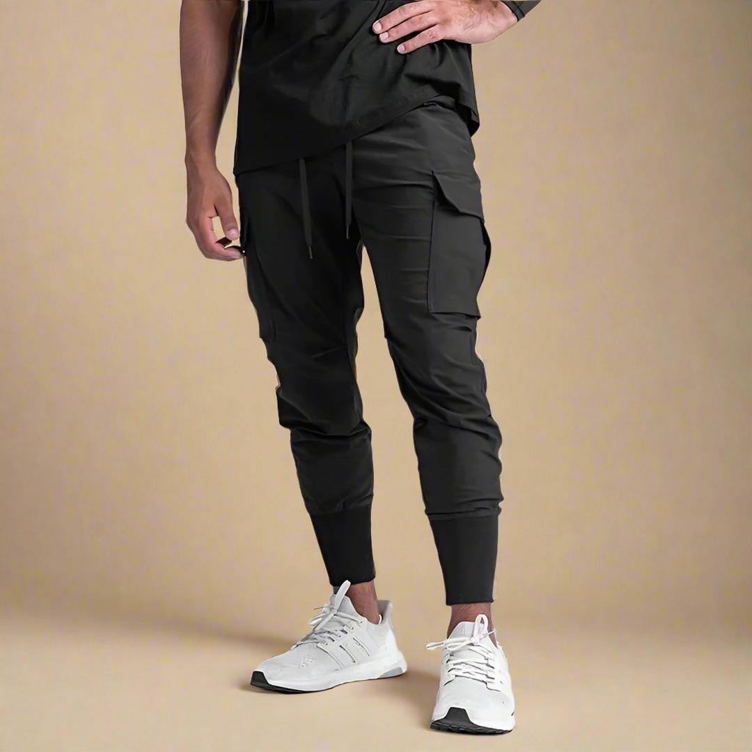 Logan | Men’s Tapered Cargo Joggers with Multiple Pockets