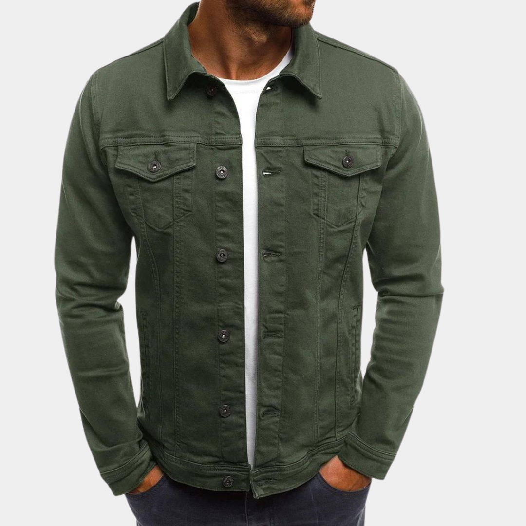 Torvian | Men’s Button-Up Jacket with Chest Pockets