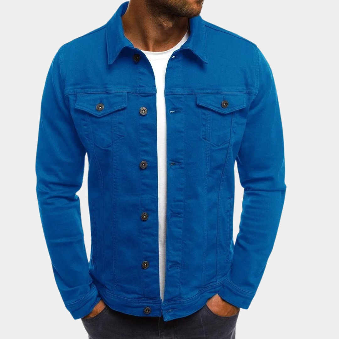 Torvian | Men’s Button-Up Jacket with Chest Pockets