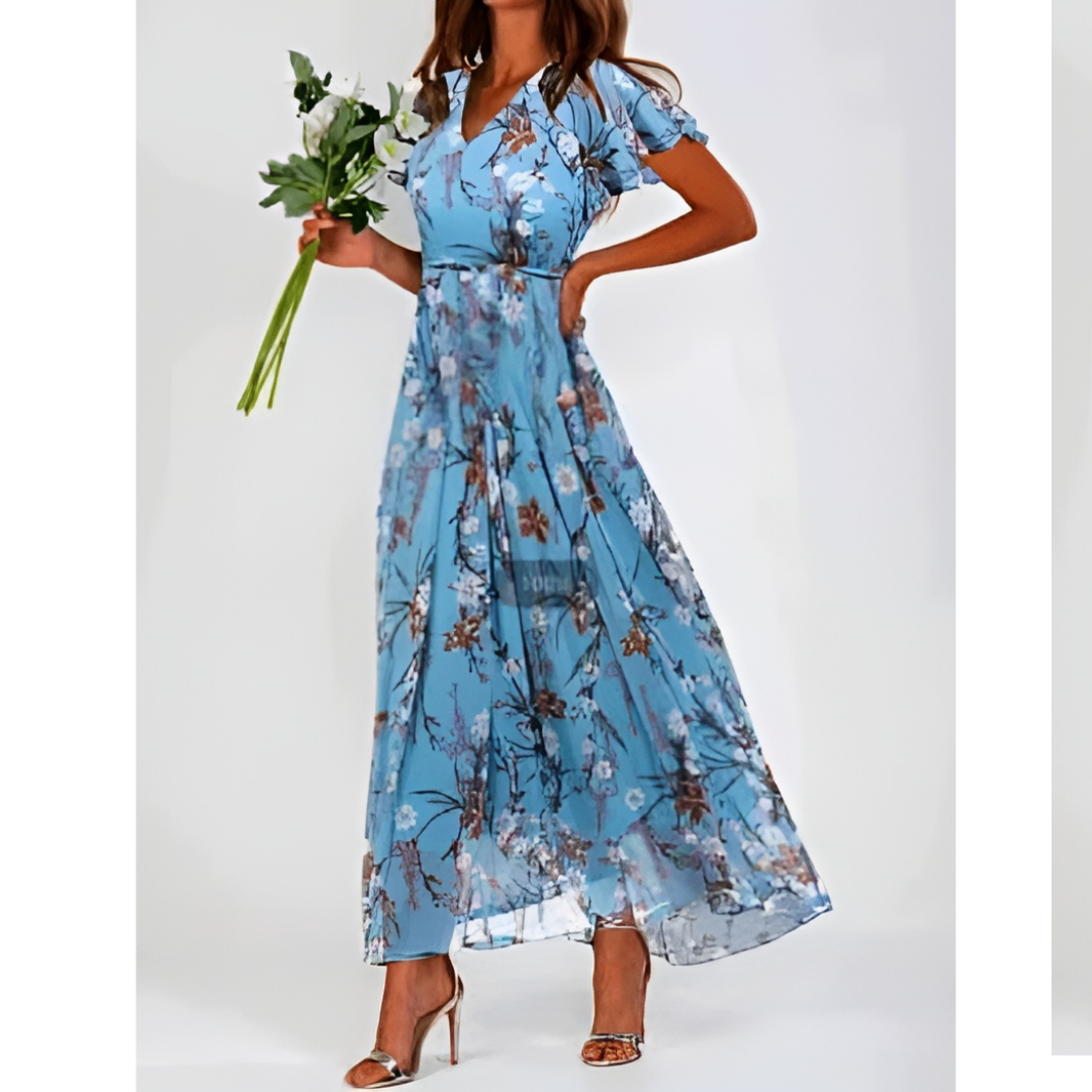 Amelia | Women’s Floral Maxi Wedding Guest Dress