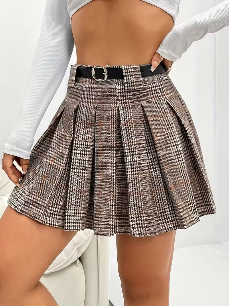 Women’s Checked Mini Skirt