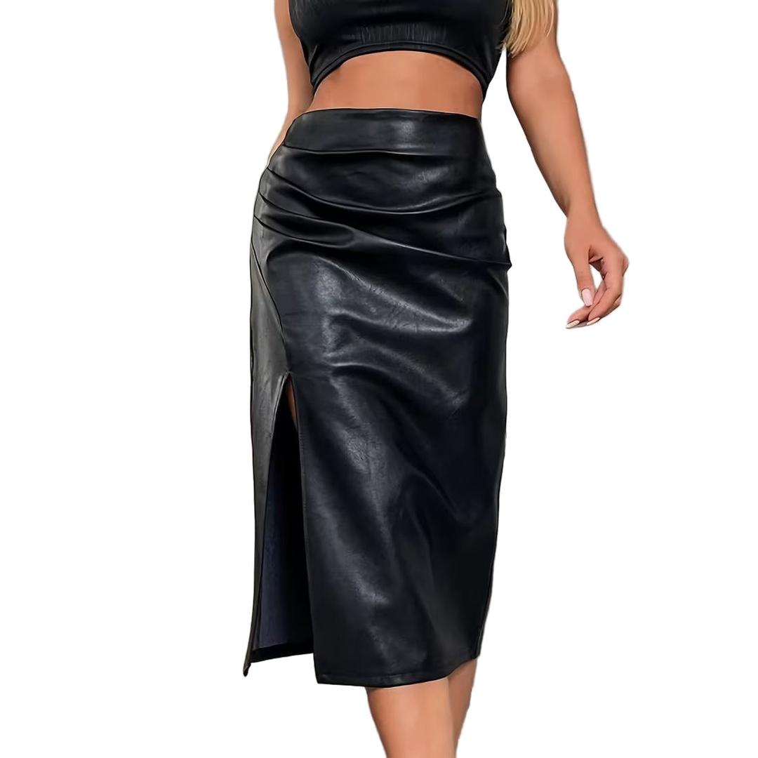 Women’s Midi Skirt With Side Slit