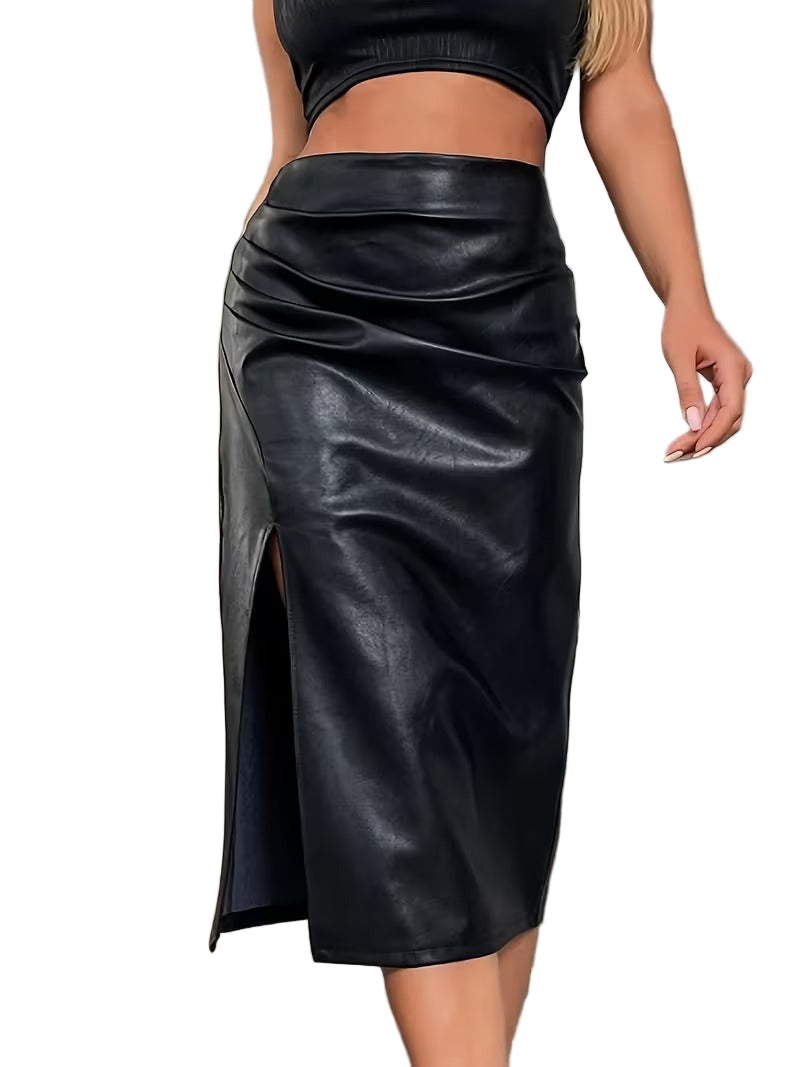 Women’s Midi Skirt With Side Slit