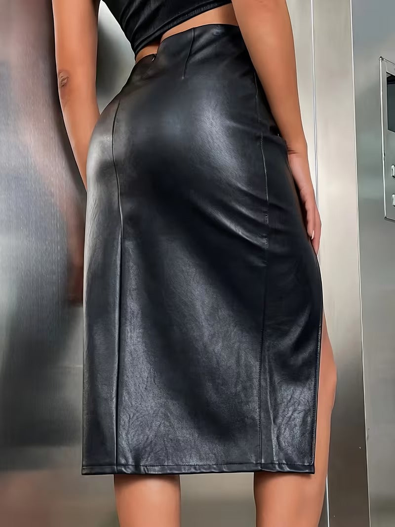 Women’s Midi Skirt With Side Slit