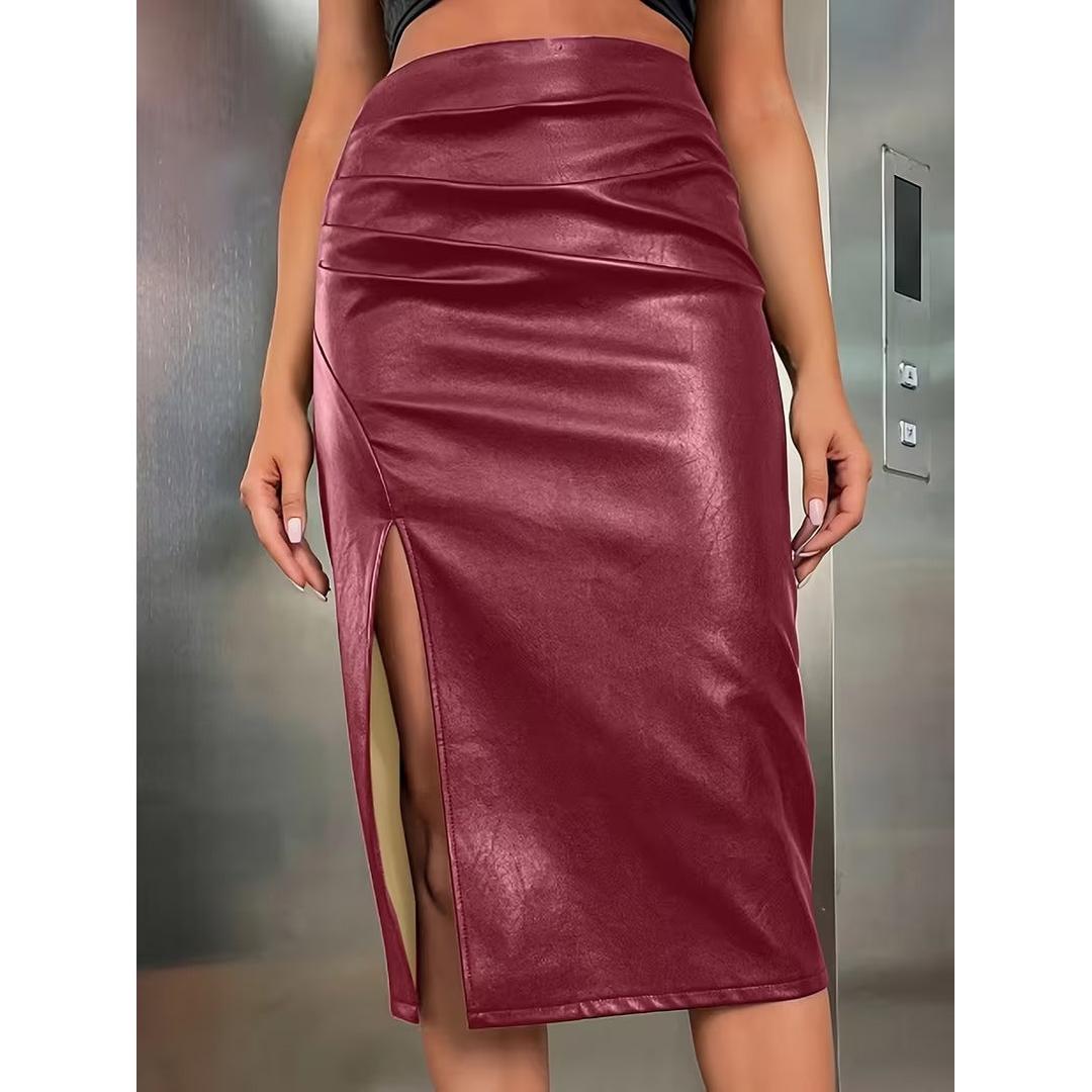 Women’s Midi Skirt With Side Slit