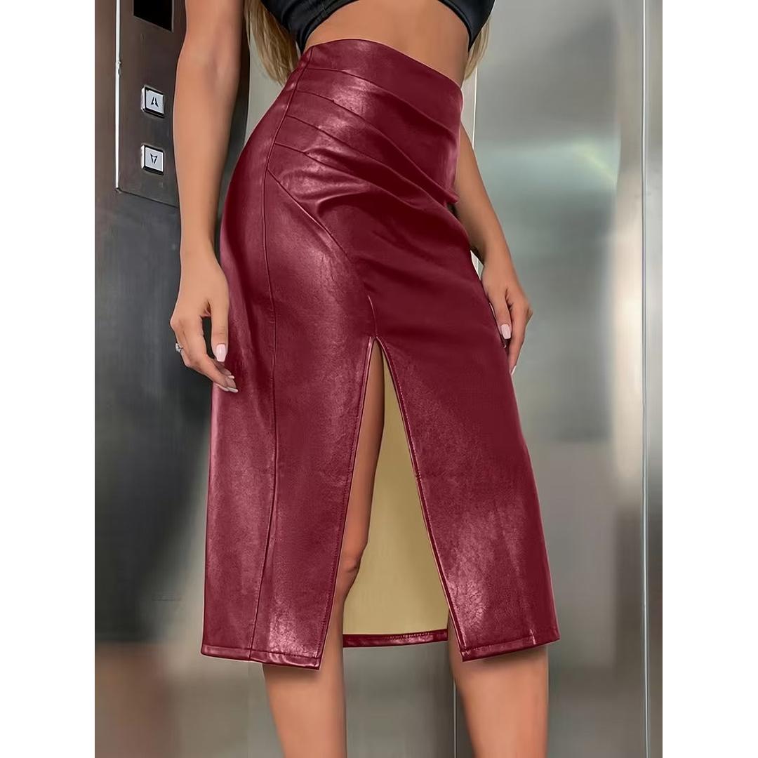 Women’s Midi Skirt With Side Slit