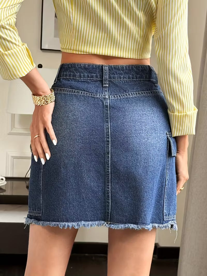 Women’s Pocket Mini Skirt