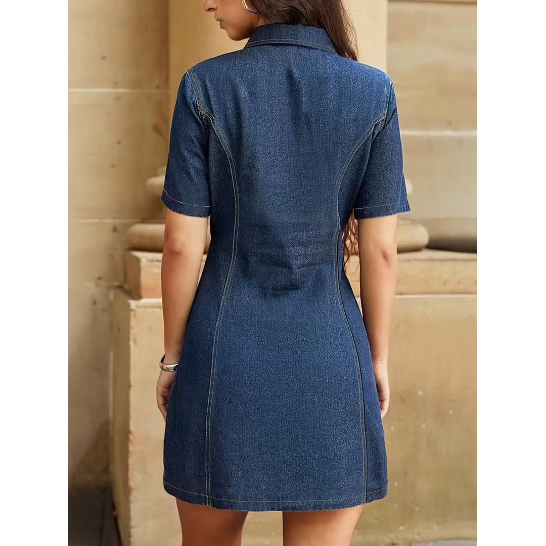 Women’s Zip-Front Mini Dress