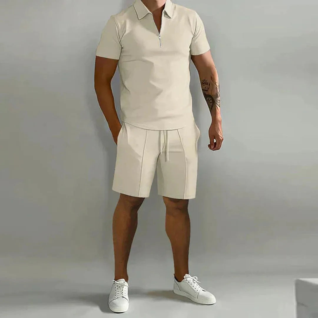 Nordelle | Men’s Two-Piece Polo Shirt and Shorts Set
