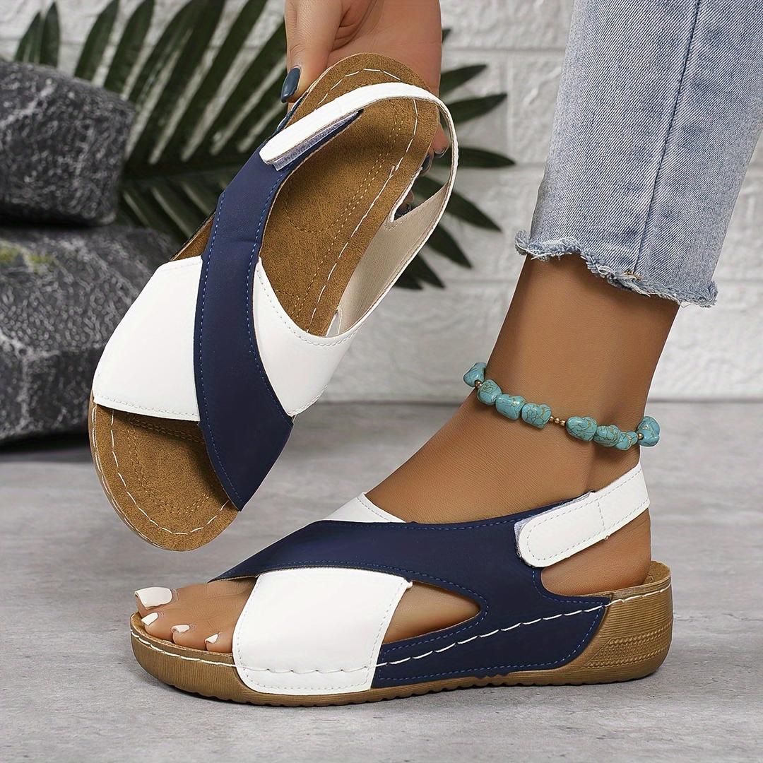 Emily | Women’s Adjustable Strap Flat Sandals