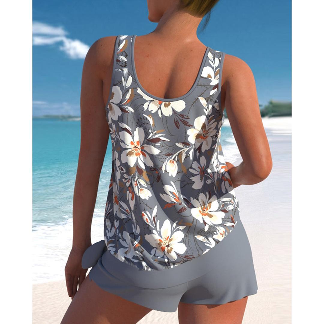 Lillian | Women’s Floral Tankini Set