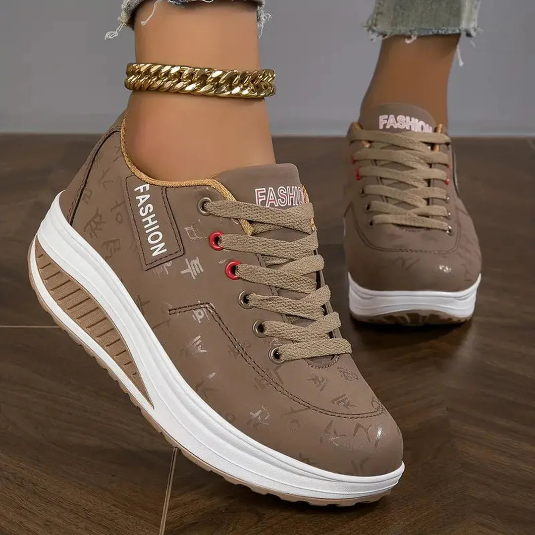 Naomi | Women’s Lace-Up Trainers with Cushioned Sole