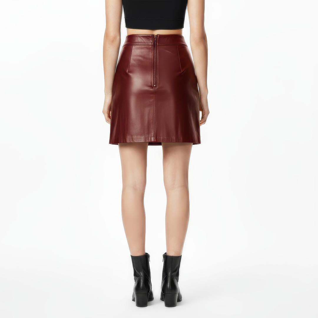 Ava | Women’s High-Rise A-Line Mini Skirt with Sculpted Fit
