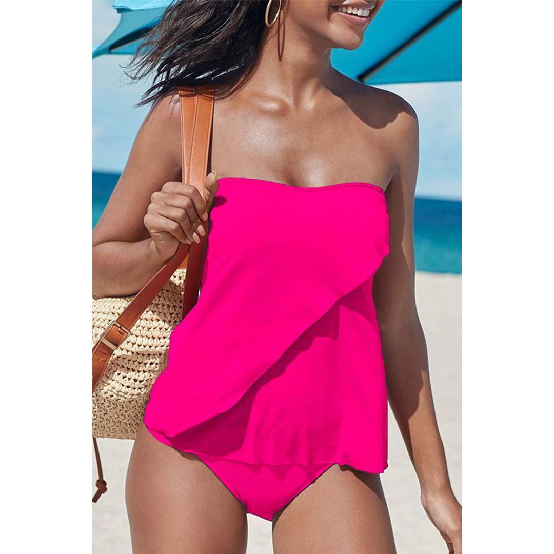 Marina | Women’s Strapless Tankini Set with Tube Top