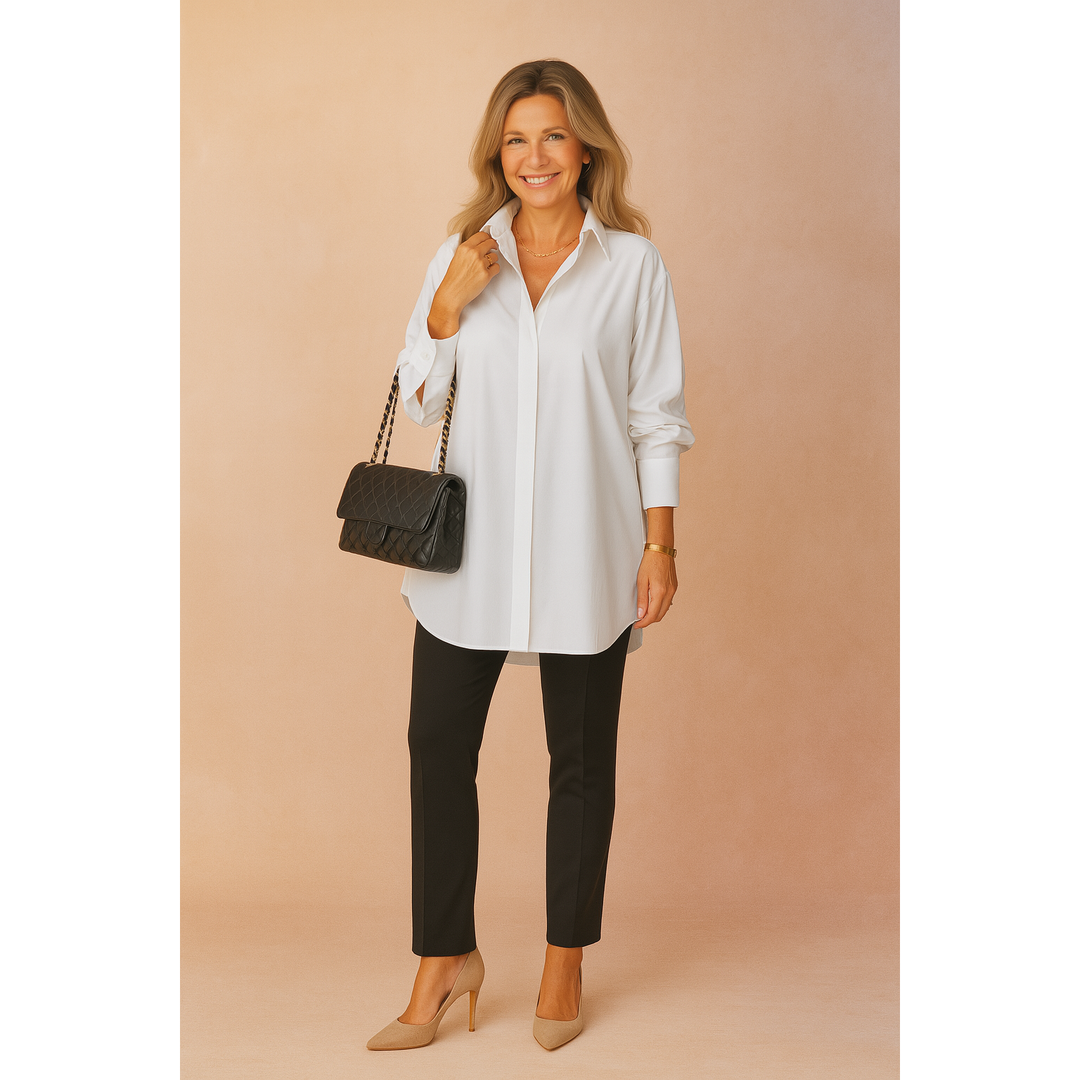 Harper | Women’s Oversized Long Sleeve Shirt Blouse